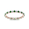 Load image into Gallery viewer, 0.50 ct Round Cut Common Prong Eternity Band
