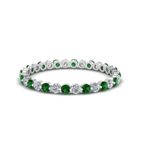 0.50 ct Round Cut Common Prong Eternity Band