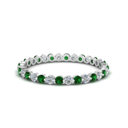 0.50 ct Round Cut Common Prong Eternity Band