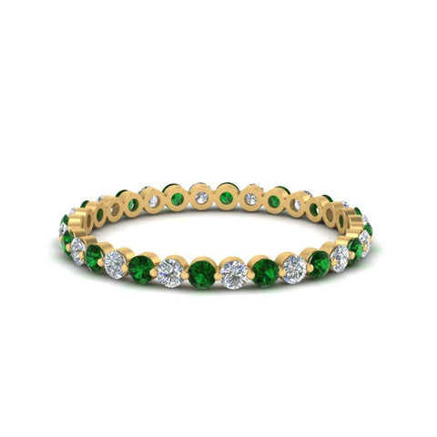 0.50 ct Round Cut Common Prong Eternity Band