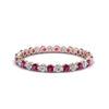 Load image into Gallery viewer, 0.50 ct Round Cut Common Prong Eternity Band