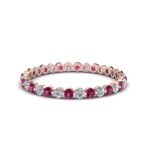 0.50 ct Round Cut Common Prong Eternity Band