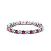 Load image into Gallery viewer, 0.50 ct Round Cut Common Prong Eternity Band