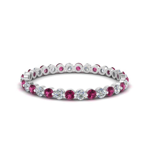 0.50 ct Round Cut Common Prong Eternity Band
