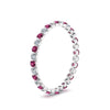 Load image into Gallery viewer, 0.50 ct Round Cut Common Prong Eternity Band
