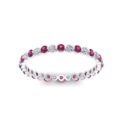 0.50 ct Round Cut Common Prong Eternity Band