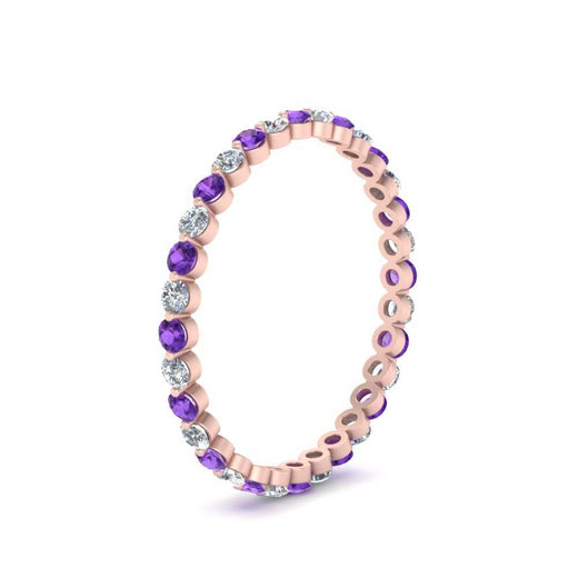 0.50 ct Round Cut Common Prong Eternity Band
