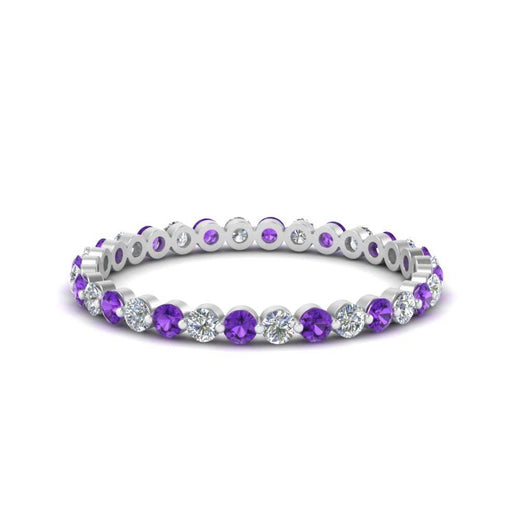 0.50 ct Round Cut Common Prong Eternity Band