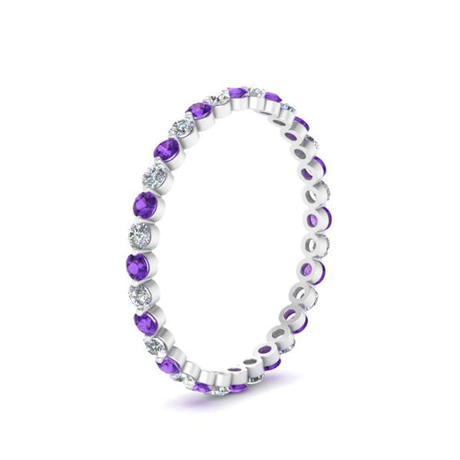 0.50 ct Round Cut Common Prong Eternity Band