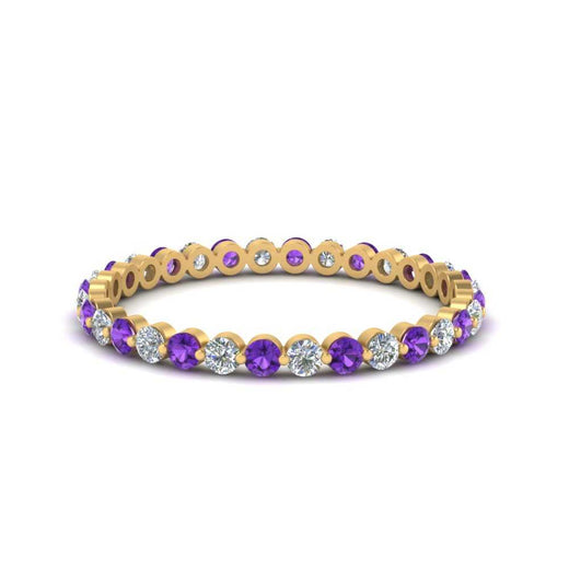 0.50 ct Round Cut Common Prong Eternity Band
