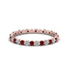 Load image into Gallery viewer, 0.50 ct Round Cut Common Prong Eternity Band