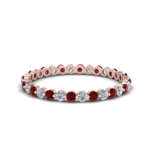 0.50 ct Round Cut Common Prong Eternity Band