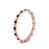 Load image into Gallery viewer, 0.50 ct Round Cut Common Prong Eternity Band