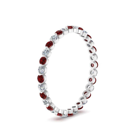 0.50 ct Round Cut Common Prong Eternity Band