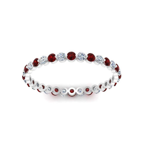 0.50 ct Round Cut Common Prong Eternity Band