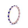 Load image into Gallery viewer, 0.50 ct Round Cut Common Prong Eternity Band