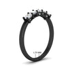 Load image into Gallery viewer, half-carat-cushion-5-stone-diamond-wedding-band-in-black-gold-fdwb8008cuangle2-0.50ct-nl-bg-hw?v=1773294908
