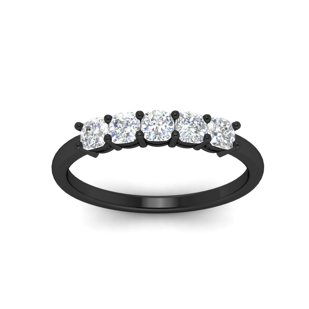 half-carat-cushion-5-stone-diamond-wedding-band-in-black-gold-fdwb8008cuangle5-0.50ct-nl-bg?v=1773294908