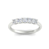 Load image into Gallery viewer, half-carat-cushion-5-stone-diamond-wedding-band-in-white-gold-fdwb8008cuangle5-0.50ct-nl-wg?v=1773294908