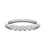 Load image into Gallery viewer, half-carat-cushion-5-stone-diamond-wedding-band-in-white-gold-fdwb8008cusleep-0.50ct-nl-wg?v=1773294908