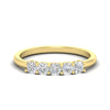 Load image into Gallery viewer, half-carat-cushion-cut-five-stone-wedding-band-in-yellow-gold-fdwb8008cusleep-0.50ct-nl-yg?v=1773295191