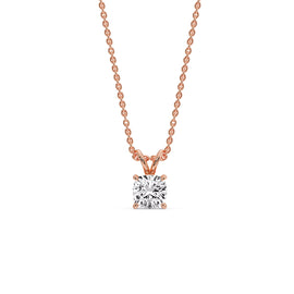 Cushion Cut Solitaire Pendant