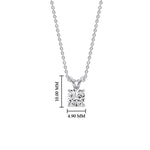 Load image into Gallery viewer, Cushion Cut Solitaire Pendant
