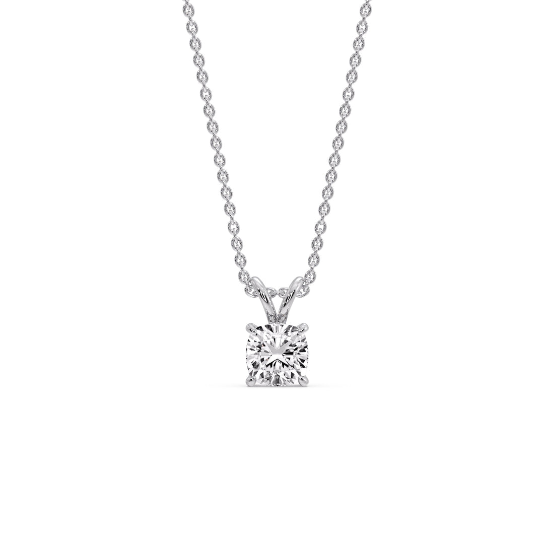 Cushion Cut Solitaire Pendant