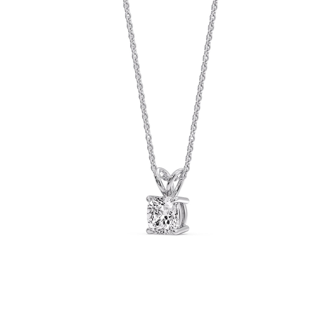 Cushion Cut Solitaire Pendant