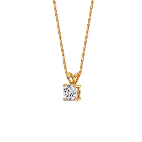 Cushion Cut Solitaire Pendant