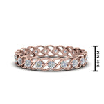 Load image into Gallery viewer, half-carat-diamond-anniversary-eternity-ring-in-rose-gold-FDEWB124119ROR(2.00MM)-NL-RG
