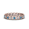 Load image into Gallery viewer, half-carat-diamond-anniversary-eternity-ring-with-blue-topaz-in-rose-gold-FDEWB124119ROR(2.00MM)GICBLTO-NL-RG