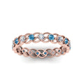 Thumbnail 67 - half-carat-diamond-anniversary-eternity-ring-with-blue-topaz-in-rose-gold-FDEWB124119ROR(2.00MM)GICBLTO-NL-RG