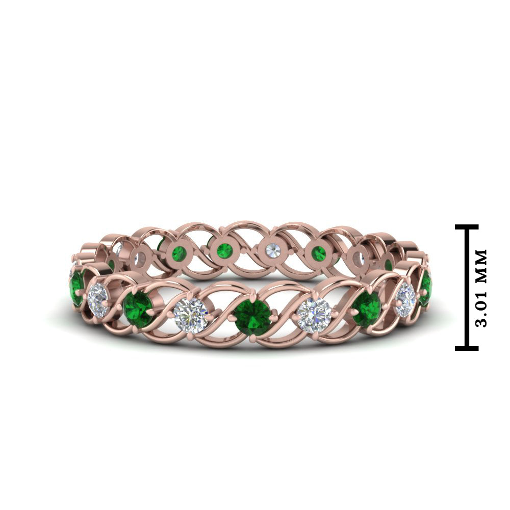 half-carat-diamond-anniversary-eternity-ring-with-emerald-in-rose-gold-FDEWB124119ROR(2.00MM)GEMGR-NL-RG
