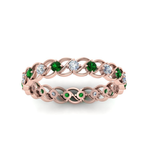 half-carat-diamond-anniversary-eternity-ring-with-emerald-in-rose-gold-FDEWB124119ROR(2.00MM)GEMGR-NL-RG
