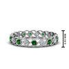 Load image into Gallery viewer, half-carat-diamond-anniversary-eternity-ring-with-emerald-in-white-gold-FDEWB124119ROR(2.00MM)GEMGR-NL-WG