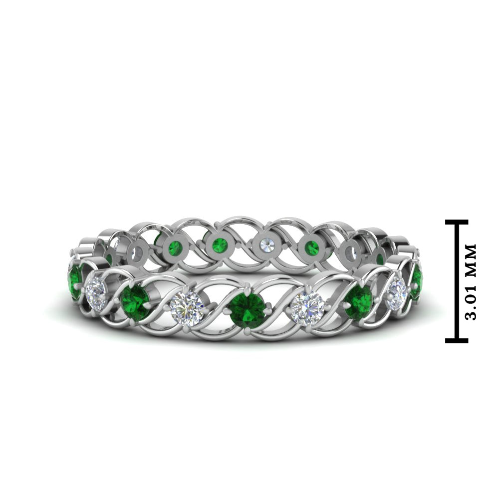 half-carat-diamond-anniversary-eternity-ring-with-emerald-in-white-gold-FDEWB124119ROR(2.00MM)GEMGR-NL-WG