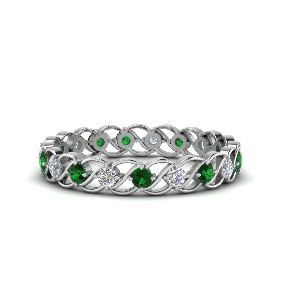 half-carat-diamond-anniversary-eternity-ring-with-emerald-in-white-gold-FDEWB124119ROR(2.00MM)GEMGR-NL-WG