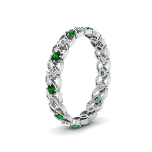 half-carat-diamond-anniversary-eternity-ring-with-emerald-in-white-gold-FDEWB124119ROR(2.00MM)GEMGR-NL-WG