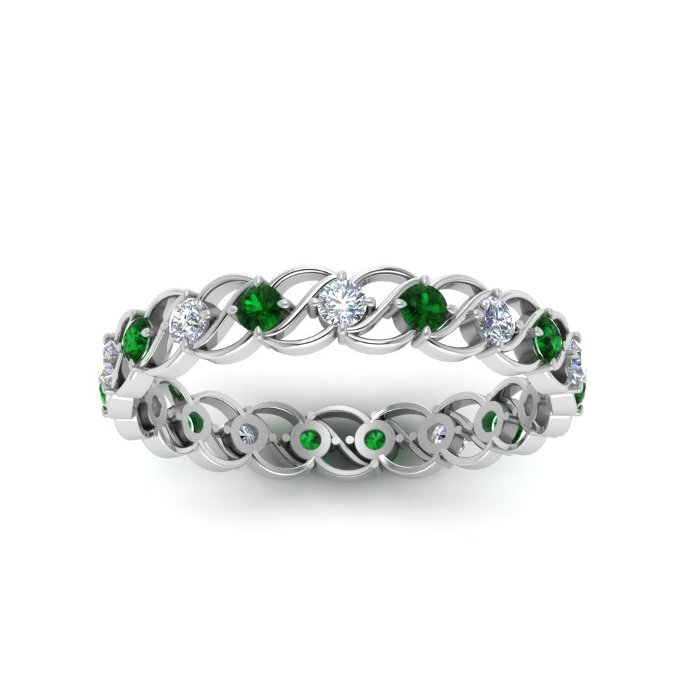 half-carat-diamond-anniversary-eternity-ring-with-emerald-in-white-gold-FDEWB124119ROR(2.00MM)GEMGR-NL-WG