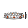 Load image into Gallery viewer, half-carat-diamond-anniversary-eternity-ring-with-orange-sapphire-in-white-gold-FDEWB124119ROR(2.00MM)GSAOR-NL-WG