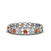 Load image into Gallery viewer, half-carat-diamond-anniversary-eternity-ring-with-orange-sapphire-in-white-gold-FDEWB124119ROR(2.00MM)GSAOR-NL-WG