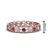 Load image into Gallery viewer, half-carat-diamond-anniversary-eternity-ring-with-pink-sapphire-in-rose-gold-FDEWB124119ROR(2.00MM)GSADRPI-NL-RG