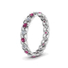 Load image into Gallery viewer, half-carat-diamond-anniversary-eternity-ring-with-pink-sapphire-in-white-gold-FDEWB124119ROR(2.00MM)GSADRPI-NL-WG