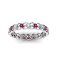 Thumbnail 85 - half-carat-diamond-anniversary-eternity-ring-with-pink-sapphire-in-white-gold-FDEWB124119ROR(2.00MM)GSADRPI-NL-WG