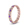 Load image into Gallery viewer, half-carat-diamond-anniversary-eternity-ring-with-purple-topaz-in-rose-gold-FDEWB124119ROR(2.00MM)GVITO-NL-RG