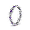 Load image into Gallery viewer, half-carat-diamond-anniversary-eternity-ring-with-purple-topaz-in-white-gold-FDEWB124119ROR(2.00MM)GVITO-NL-WG