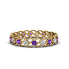 Load image into Gallery viewer, half-carat-diamond-anniversary-eternity-ring-with-purple-topaz-in-yellow-gold-FDEWB124119ROR(2.00MM)GVITO-NL-YG