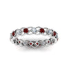 Load image into Gallery viewer, half-carat-diamond-anniversary-eternity-ring-with-ruby-in-white-gold-FDEWB124119ROR(2.00MM)GRUDR-NL-WG
