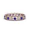 Load image into Gallery viewer, half-carat-diamond-anniversary-eternity-ring-with-sapphire-in-rose-gold-FDEWB124119ROR(2.00MM)GSABL-NL-RG